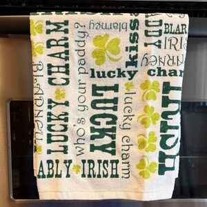 Lucky Charm Irish Themed Dish Towel